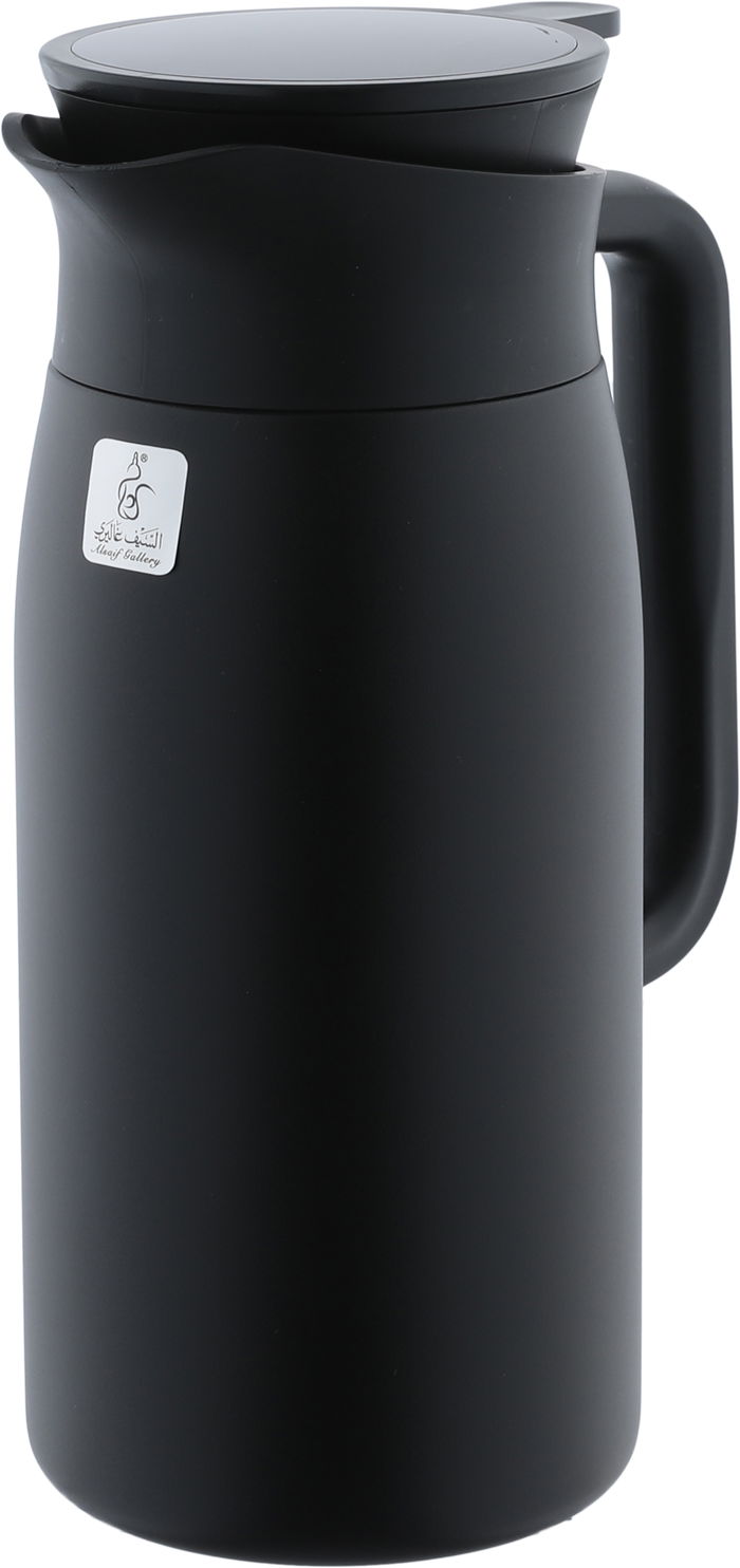 Rana Al Saif Gallery Thermos, 1.5L, Stainless Steel Inner Carrier, Stainless Steel Outer Body, Touch Screen - Black product image 3