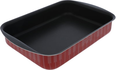 Alsaif Plus Teflon Oven Trays Set, 3 Pieces - Red product image 3