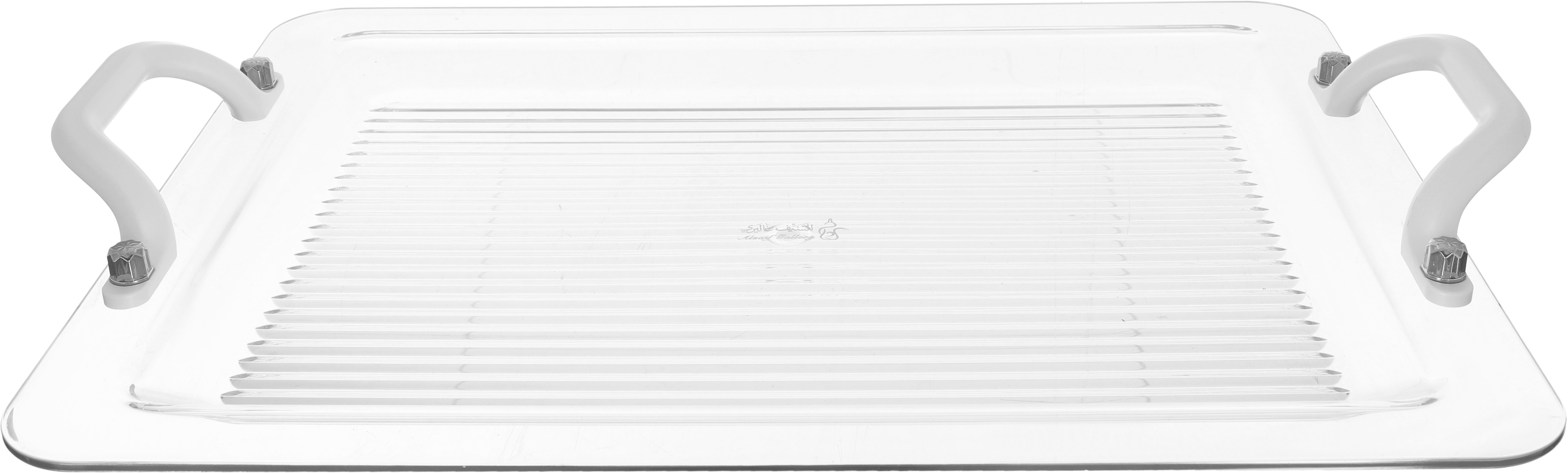 Lamia thermos set with Tofreya Al Saif Gallery , glass inner container, plastic outer shell - white product image 5