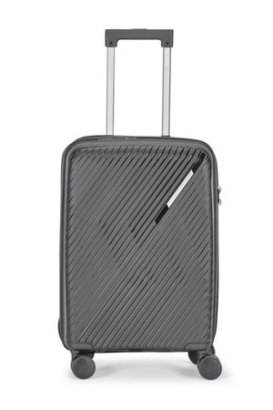 طقم شنط سفر بولي بروبيلين ليمرا، 3 مقاسات، 4 عجلات، بزاوية 360 درجة، LMA-PP522 - رمادي غامق product image 2