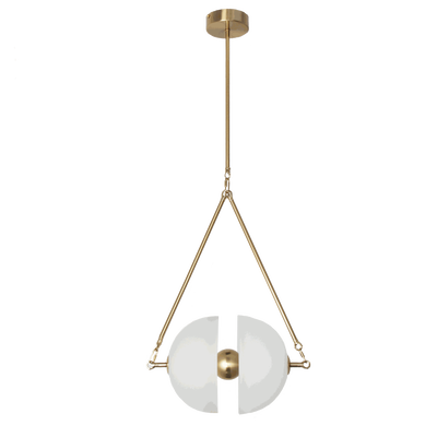 ثريا معلقة مودرن مشكاتي، 3000 كلفن، 120واط، ألومنيوم زجاج - نحاسي product image 3