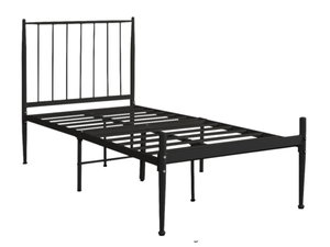 سرير حديد مفرد، 100×90×190 سم - اسود product image 2