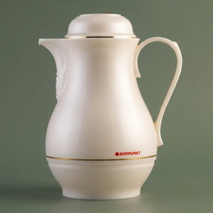 Rotpont thermos, 0.5 liters, glass inner container, plastic outer shell - pearl product image