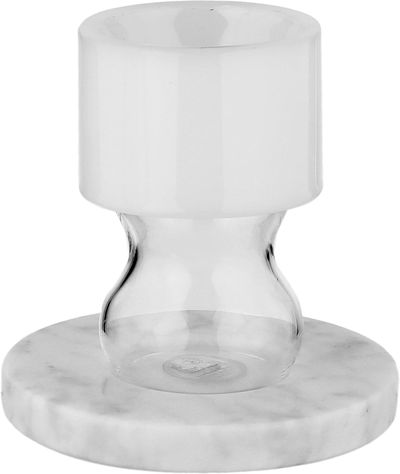 طقم تقديم شاي وقهوة زجاج صحن رخام السيف غاليري، 18 قطعة - شفاف أبيض product image 3