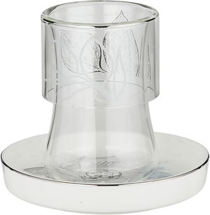 طقم بيالات زجاج السيف غاليري، 11سم، 12 قطعة، صحون بورسلان -  أبيض رمادي product image 2