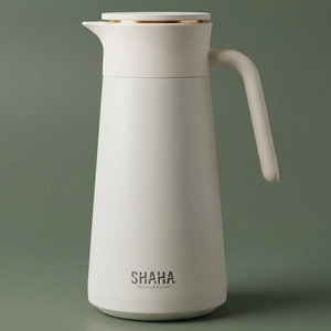 Shaha Thermos, Stainless Steel Inner Container, 1.9 Liters - White product image