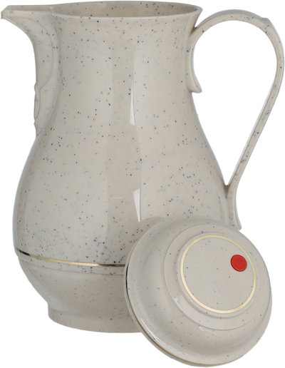 Rotpont 330 Thermos, 1 Liter, Glass Inner Container, Plastic Outer Body - Marble Beige product image 5