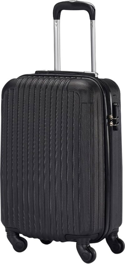 حقيبة سفر ABS ليمرا، 20 انش، 4 عجلات، WM-220 - أسود product image 1