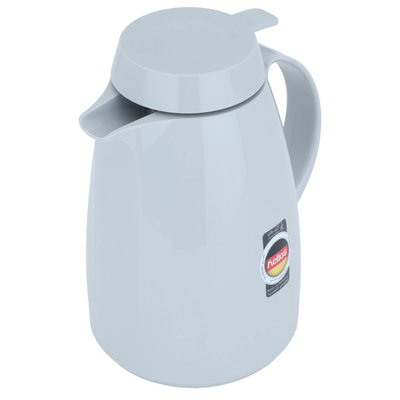 Helios thermos, 1 liter, thermal glass inner container, plastic outer shell - gray product image 3