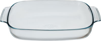 صينية فرن زجاج بايركس، 3.1 لتر، 39x25x7 سم، بيضاوي - شفاف product image 1