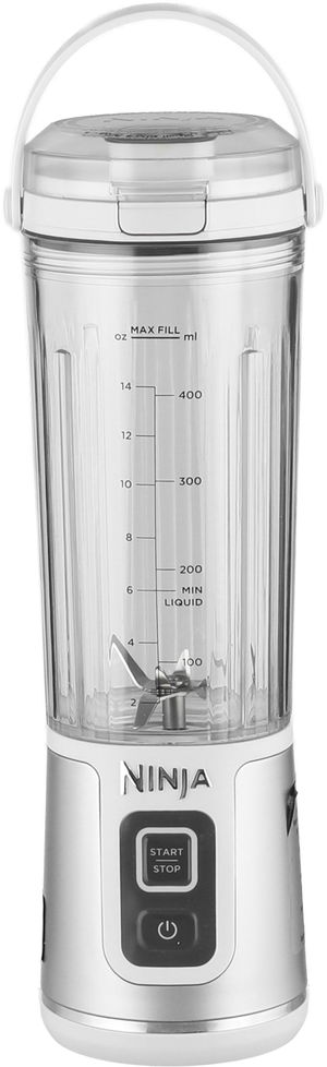 Shark Ninja BC151MEBK Cordless Portable Blender, 530ml, 50W- Silver White product image