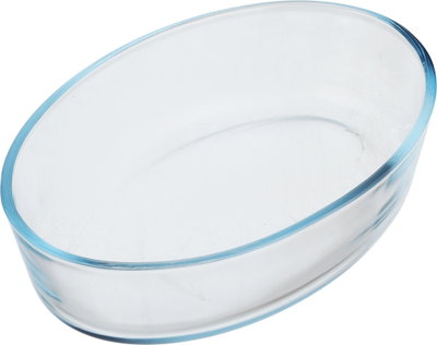 Mirolex Glass Oven Tray Set, 3 Pieces, Oval - Clear product image 2