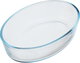 Mirolex Glass Oven Tray Set, 3 Pieces, Oval - Clear product image 2