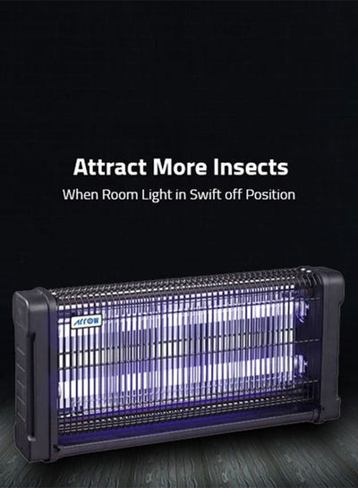 صاعق حشرات ارو، 18 وات، 68×25 سم، RO-40IKCG - اسود product image 7