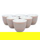 AlSaif Gallery Glass and Porcelain Cup Set, 27 Pieces - Clean Brown product image 3