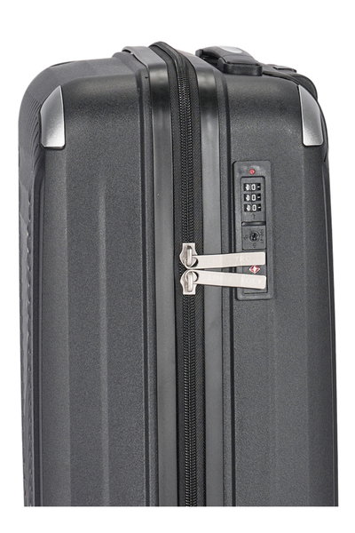 طقم شنط سفر بولي بروبيلين ليمرا، 3 مقاسات، 4 عجلات، بزاوية 360 درجة، LMA-PP515 - رمادي غامق product image 5