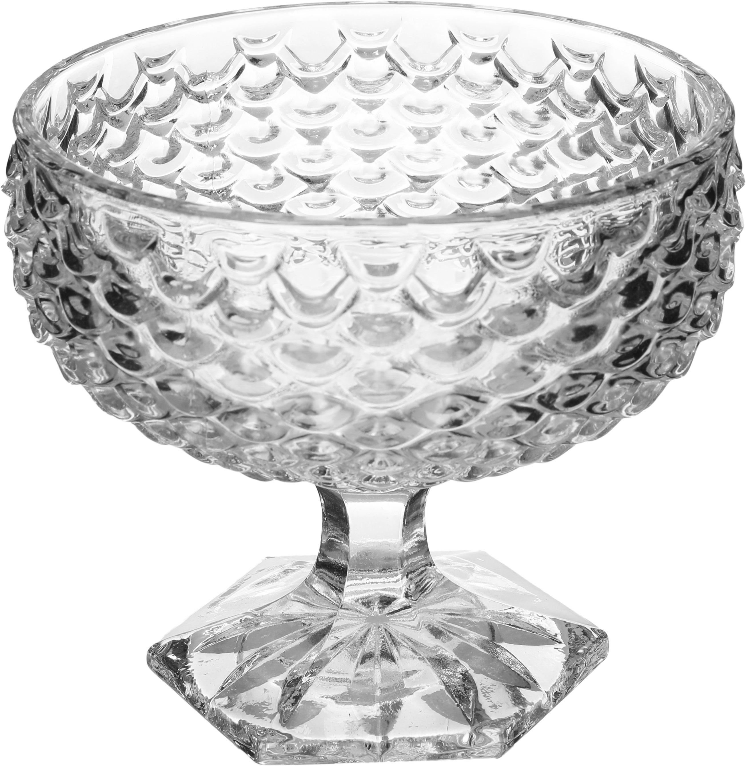 Al Saif Gallery glass cup, 16 x 24 cm, with lid - transparent product image 2