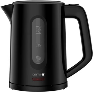غلاية ماء كهربائية دوتس، 2200 واط، 1.7 لتر، BBK1019PG - أسود product image