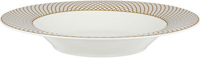 Al Saif Gallery Porcelain Dinnerware Set, 24 Pieces, Patterned - White Gold product image 4