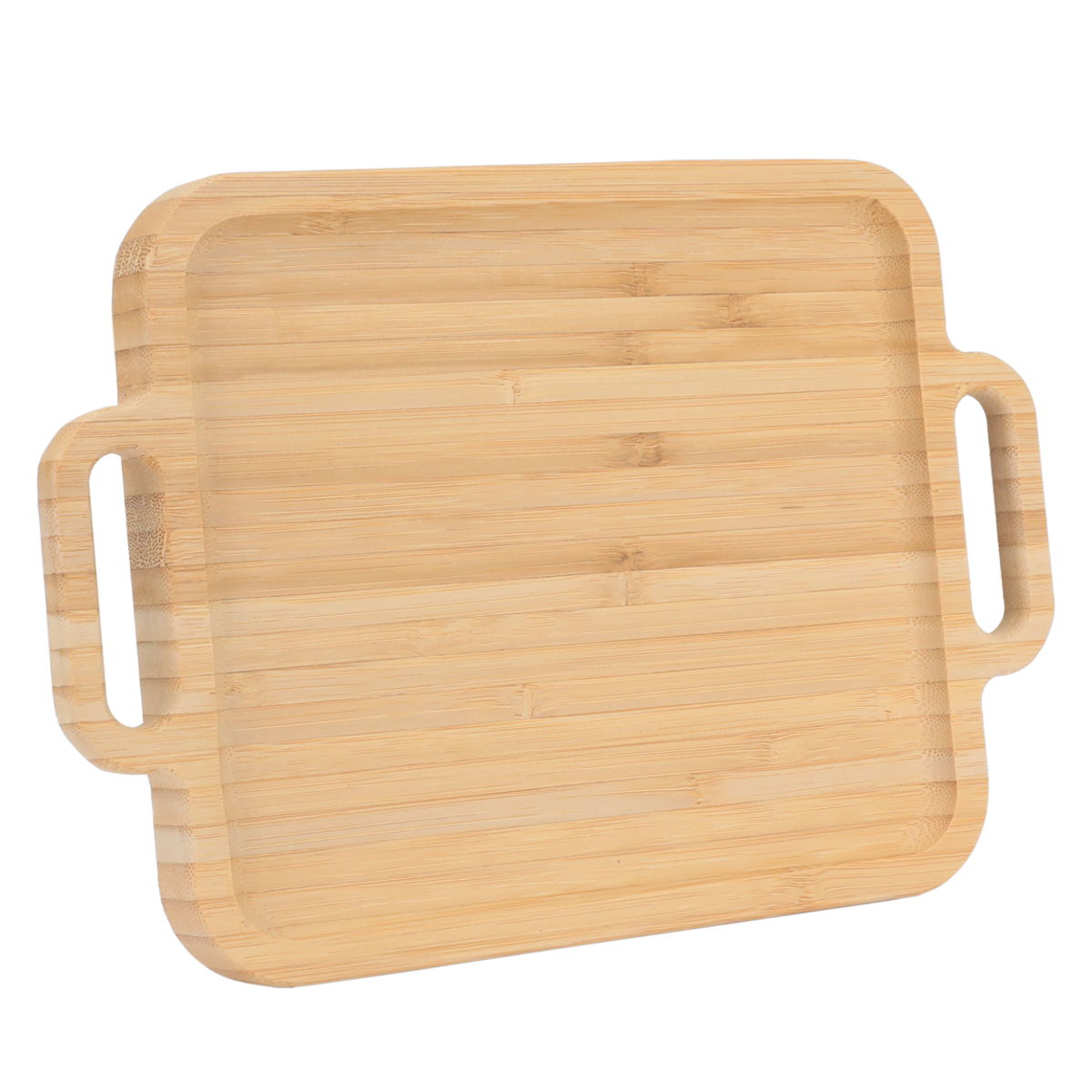 Al Saif Gallery Wooden Serving Plate, 21.8x18x2 cm, Square, Small - Light Brown product image 2