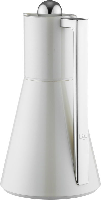 ترمس لينا افريست، 1 لتر، خامة داخلية زجاج، غطاء ضغاط، يد فضي - لؤلؤي product image 3