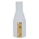 فازة ديكور بورسلان رواد العائلة، 8.5×8.5×23.8 سم، دائري - أبيض ذهبي product image 2