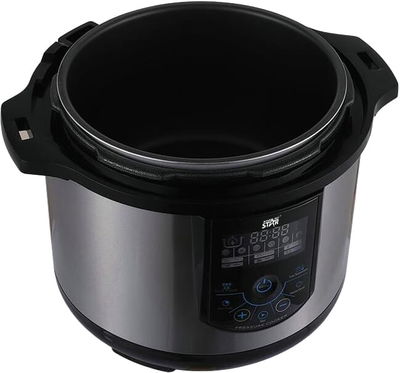 قدر ضغط كهربائي ويننج ستار، 10 لتر، 1350 واط، 14 وظيفة، ST-9336 - فضي اسود product image 3