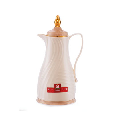 ترمس ريم إفرست السيف غاليري، 1 لتر، حافظة داخلية زجاج حراري - بيج product image 1