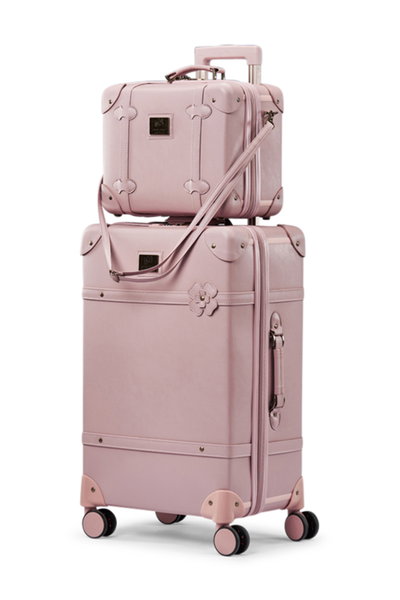 Limra LMA-7059 Artificial Leather Luggage Set, 4 Sizes, 4 Wheels, 360 Degree Rotating - Pink product image 3