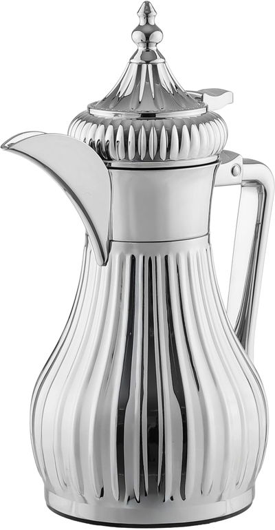 Alsaif Gallery Tamim 5 Thermos, 0.35 L, Glass Inner Container, Stainless Steel Outer Body - Silver product image 3