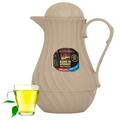 ترمس زجاج روتبونت، 1 لتر - بني فاتح product image 1