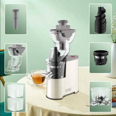 عصارة حمضيات ويننج ستار، 300 مل، 150 واط، نظام غلاق مزدوج، ST-5598 بيج product image 6