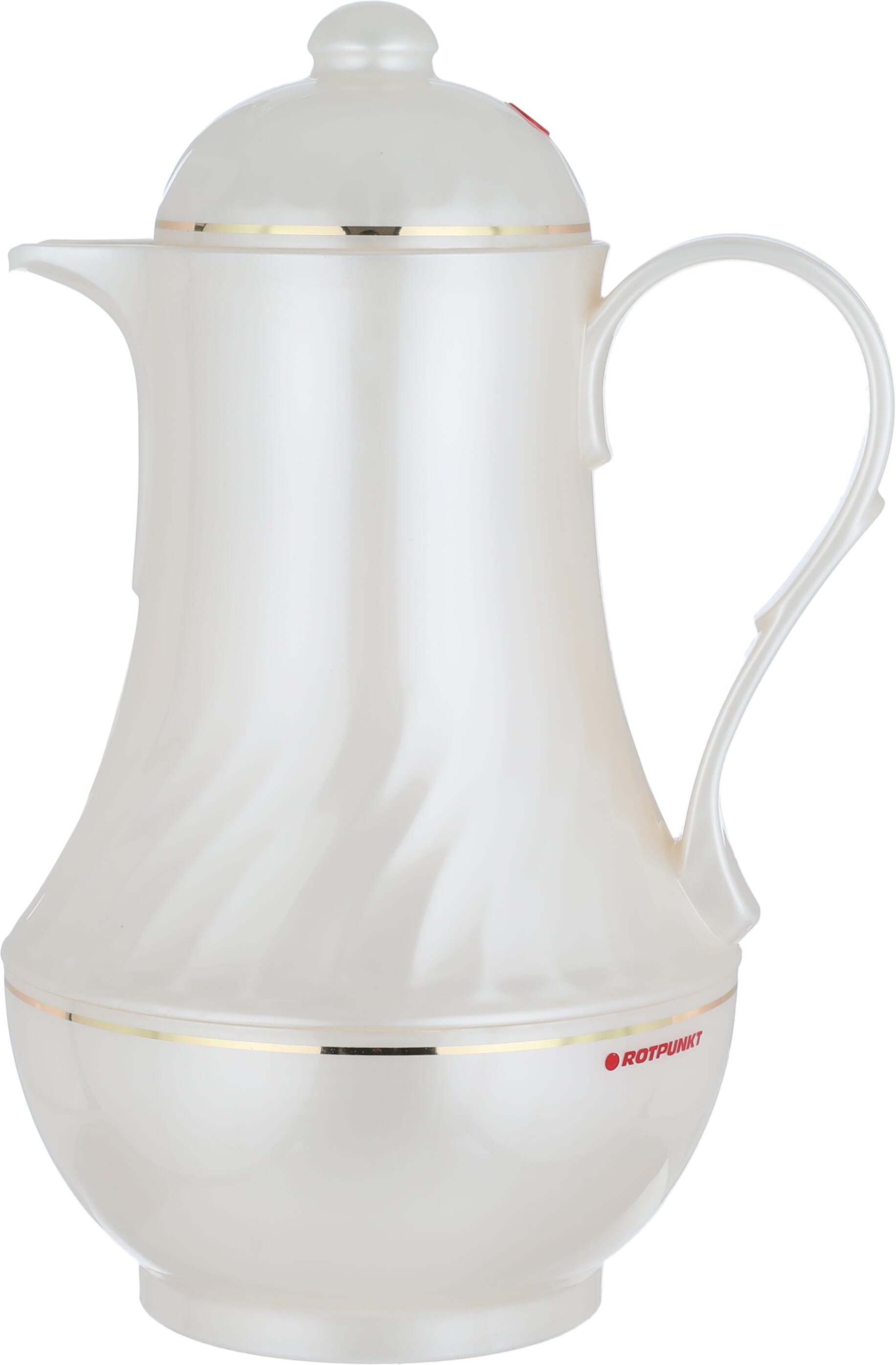 Rotpont thermos, 1 liter, glass inner container, plastic outer shell - off white product image