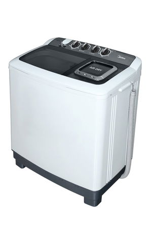 Midea Tw120Adnb Washer Dryer, Top Load, Twin Tub, 12 Kg, 1350 Rpm, 3 Programs- White product image