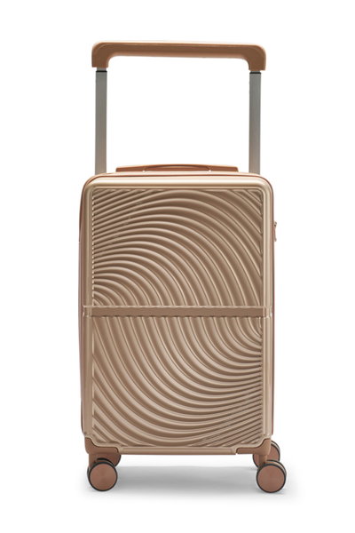 طقم شنط سفر بولي كربونات ليمرا، 20 24 بوصة، 4 عجلات، بزاوية 360 درجة، OT-9002 - ذهبي product image 4