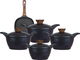 طقم قدور تيتانيوم نيوكلاين، 9 قطع - ازرق غامق product image 1