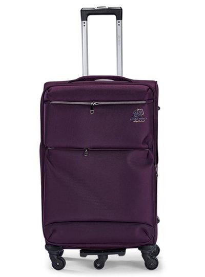 طقم شنط سفر قماش ليمرا، 3 مقاسات، 4 عجلات، حركة بزاوية 360 درجة، LMA-1003-1 - بنفسجي product image 3