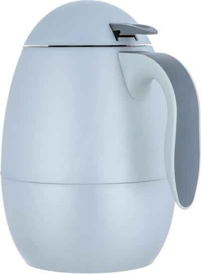 Rhinestone thermos, 0.9 liters, thermal glass inner container, plastic outer shell - silver product image 3