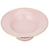 Al Saif Gallery porcelain serving plate, 30 cm, round with base - light pink product image 2