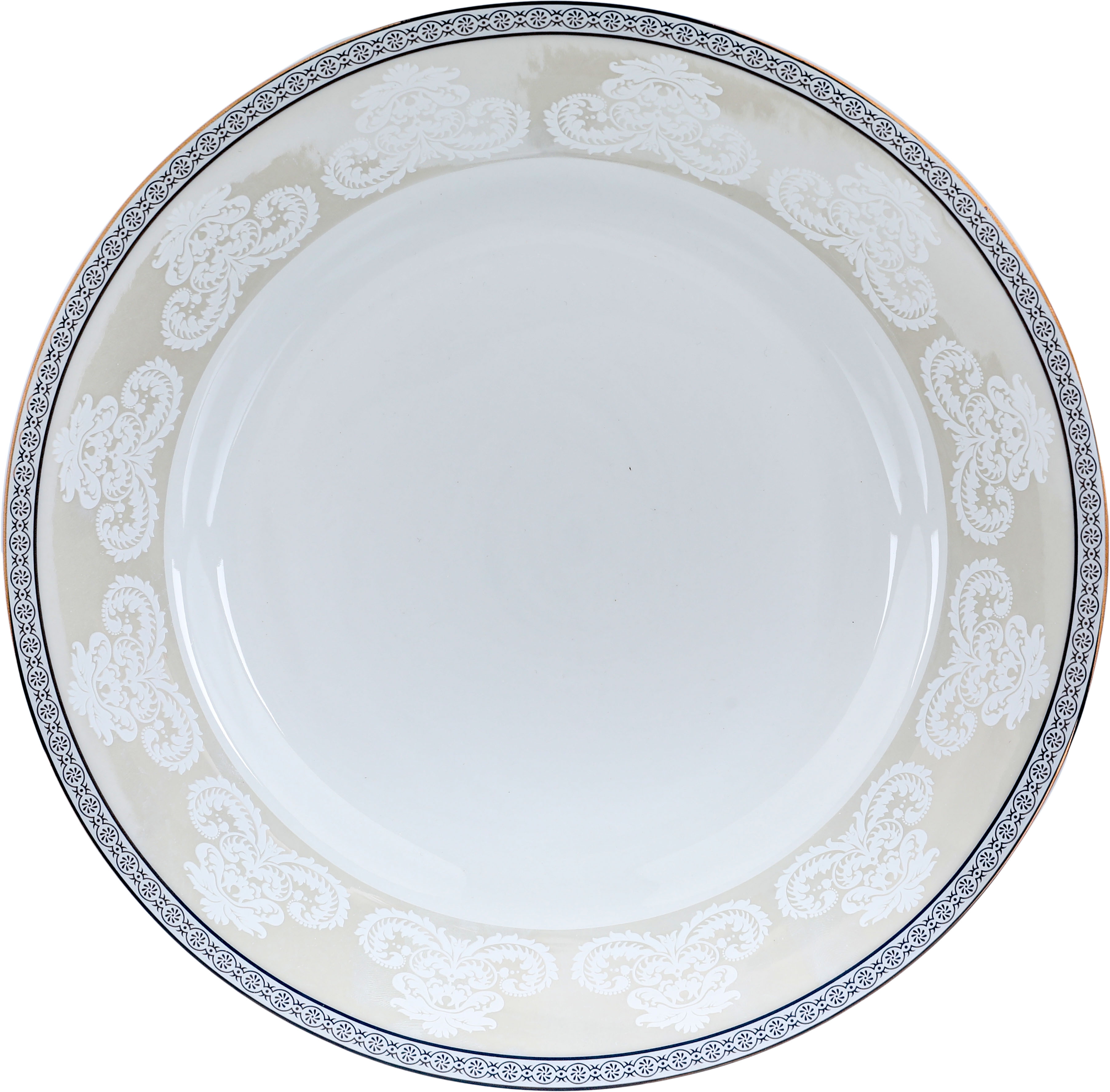 Dania Porcelain Dining Serving Set, 75 Pieces, Engraved - White product image 10