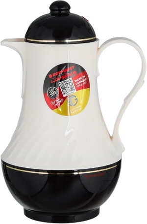 Rotpont 230 Thermos, 1 Liter, Glass Inner Container, Plastic Outer Body - Creamy Burgundy product image 2