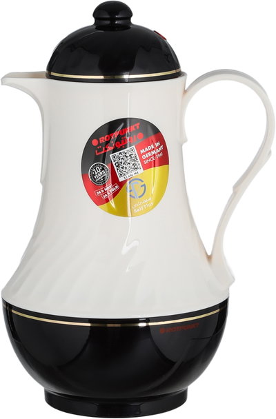 Rotpont 230 Thermos, 1 Liter, Glass Inner Container, Plastic Outer Body - Creamy Burgundy product image 2