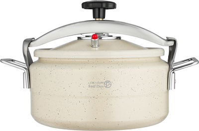 قدر ضغط جرانيت سيف بلص، 7.5 لتر، يد ستانلس ستيل - بيج product image 2