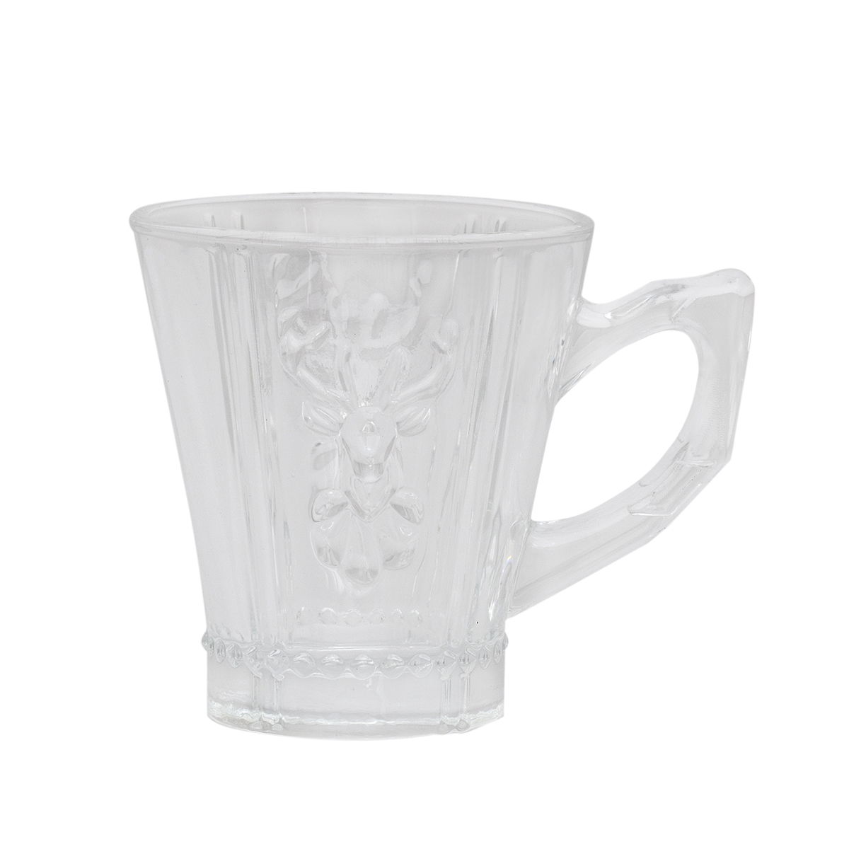 Al Saif Gallery glass tea set, 6 pieces - clear product image 3