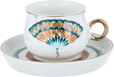 طقم فناجين قهوة بورسلان السيف غاليري، 12 قطعة - ابيض product image 2