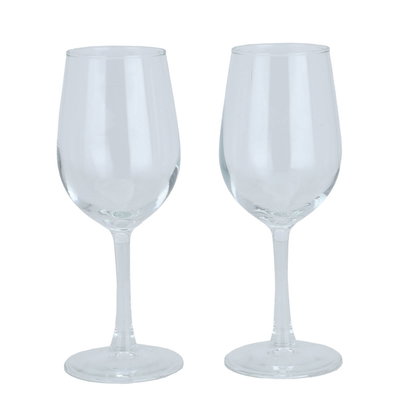 Al Saif Gallery glass juice cups set, 2 pieces - transparent product image 1