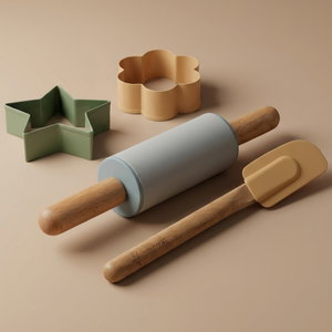 طقم اداوت تزين السيف غاليري، 4 قطع - خشبي product image