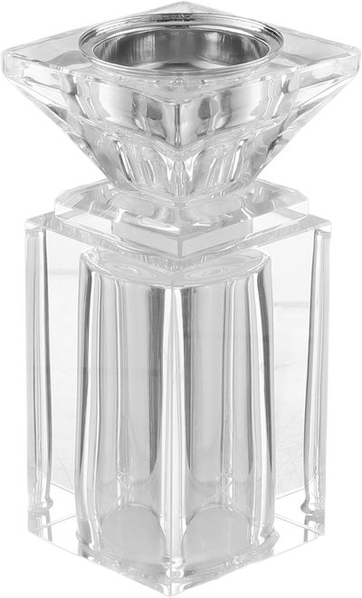 Al Saif Gallery Glass Incense Burner, 5x5x12 cm - Clear product image 1