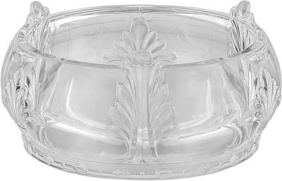 تمرية بغطاء تاج اكريليك سيف بلص، 13x13x6.5 سم، دائري - شفاف ذهبي product image 2