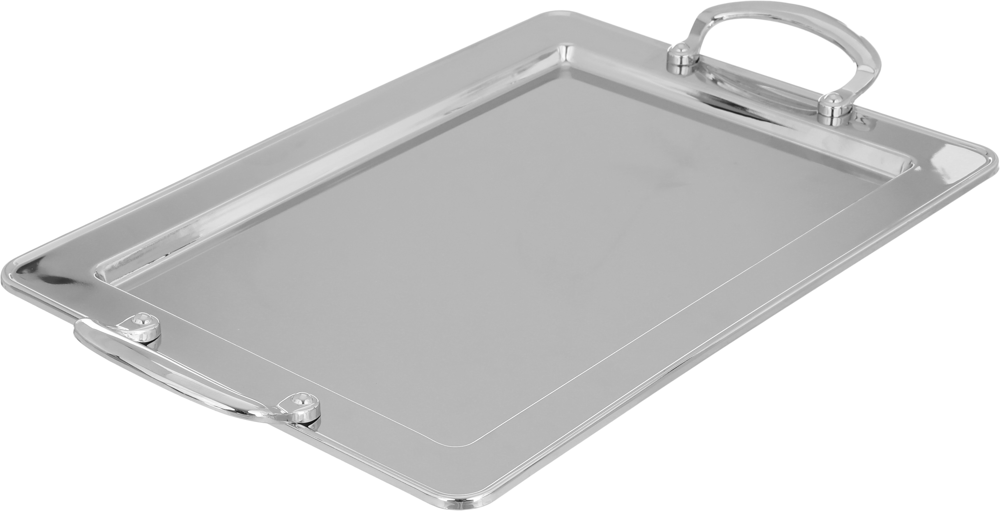 طوفرية استيل، 30×42×1.5 سم، يد نيكل - فضي product image 2